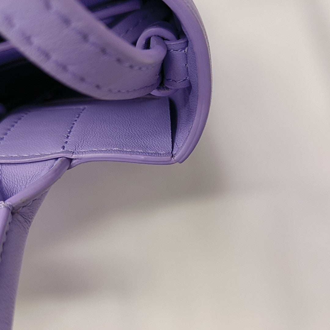 Cassette Mini Lambskin Purple