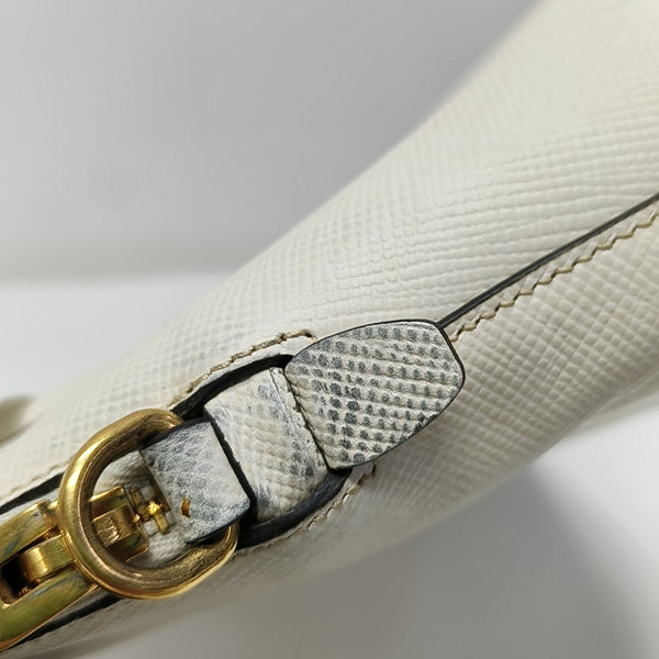 Promenade Saffiano Calfskin White
