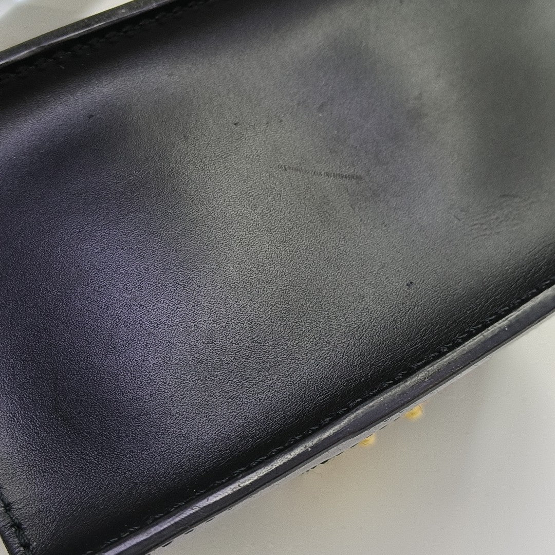 Sylvie Mini Calfskin Black