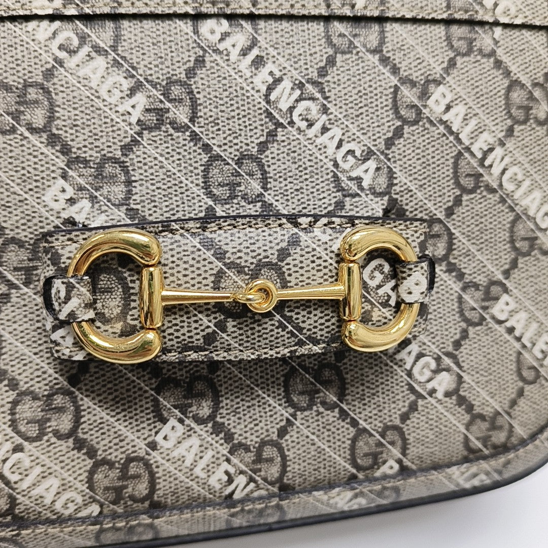 The Hacker Project Mini Monogram Coated Canvas Gray