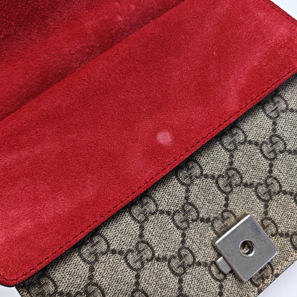 Dionysus Mini Monogram Lona Revestida Beige