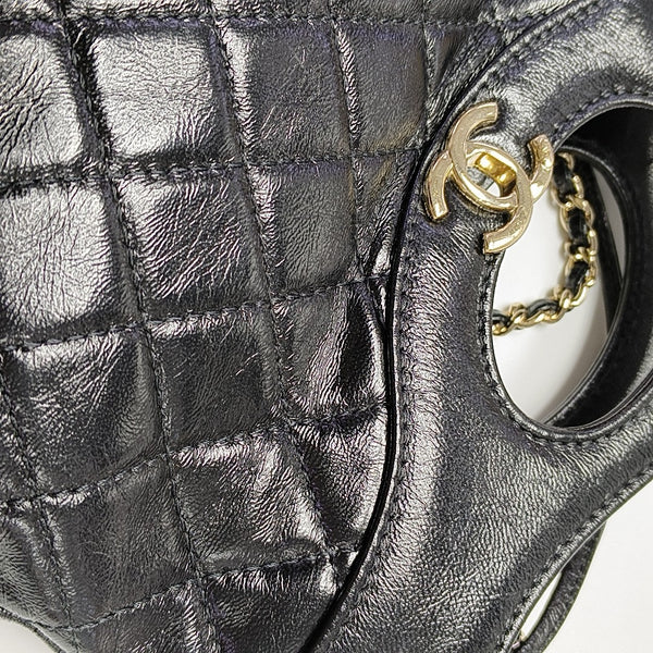 CHANEL 31 Mini Quilted Lambskin Black