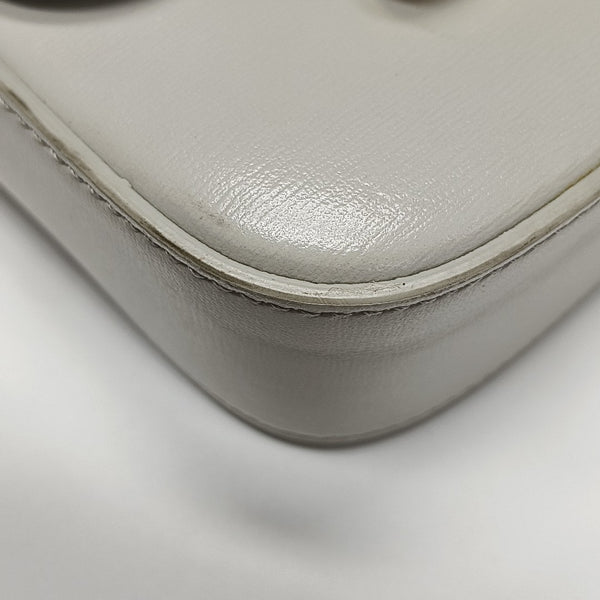 TRIOMPHE Mini Calfskin White