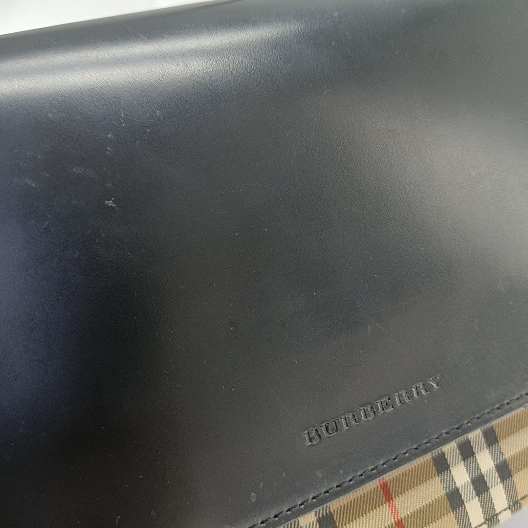 Calfskin Top Handle Bag Black