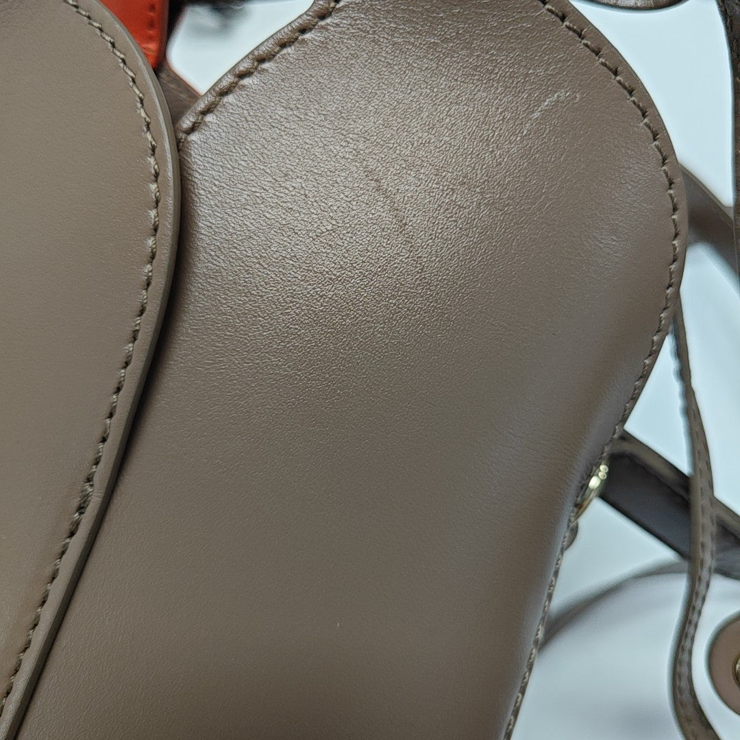 Calfskin Bucket Bag Brown