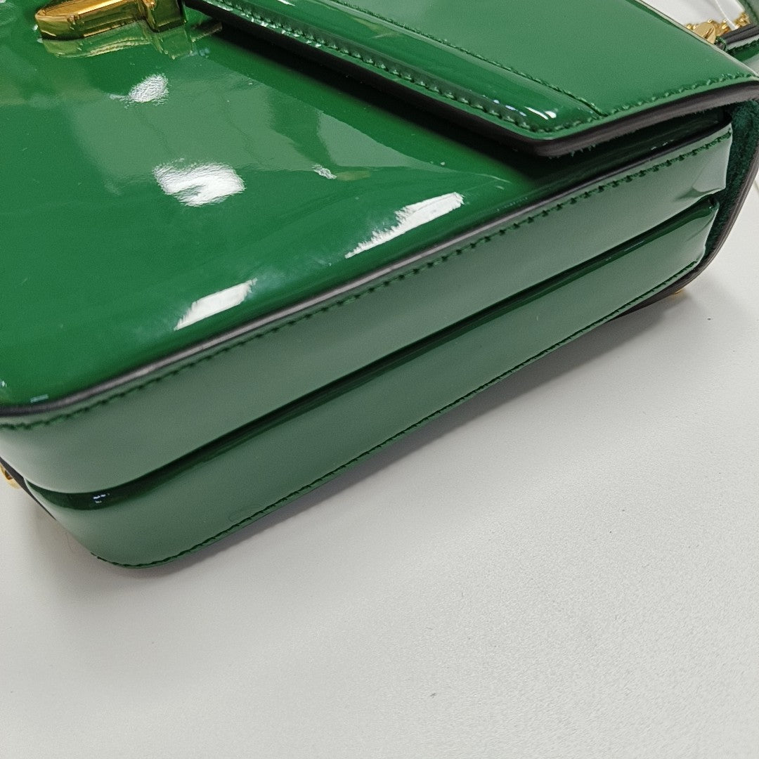Sylvie 1969 Mini Patent Leather Green