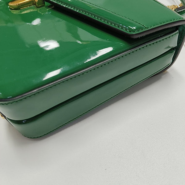 Sylvie 1969 Mini Patent Leather Green