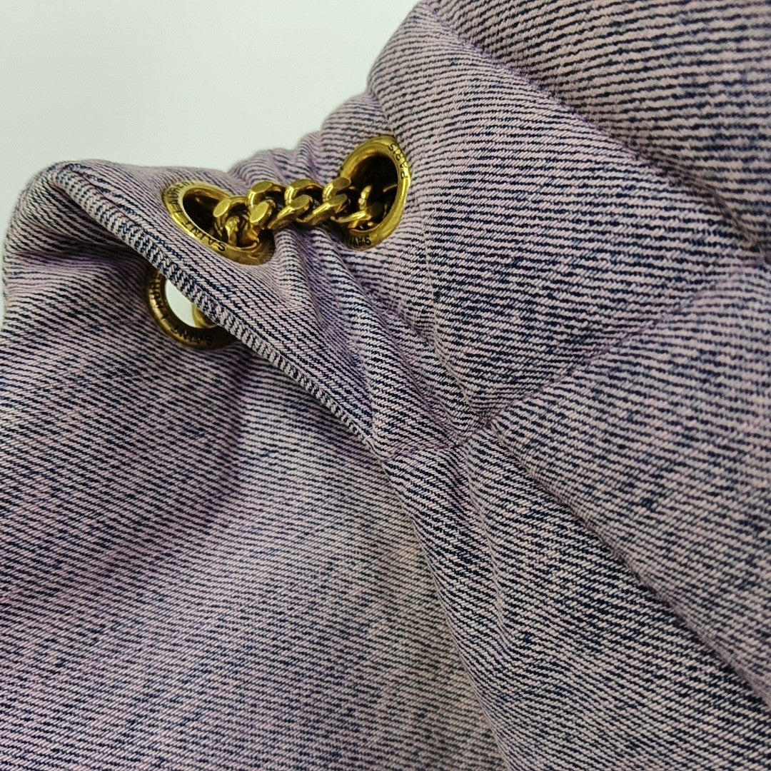 PUFFER Chevron Canvas Purple