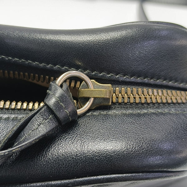 GG Marmont Small Quilted Calfskin Black