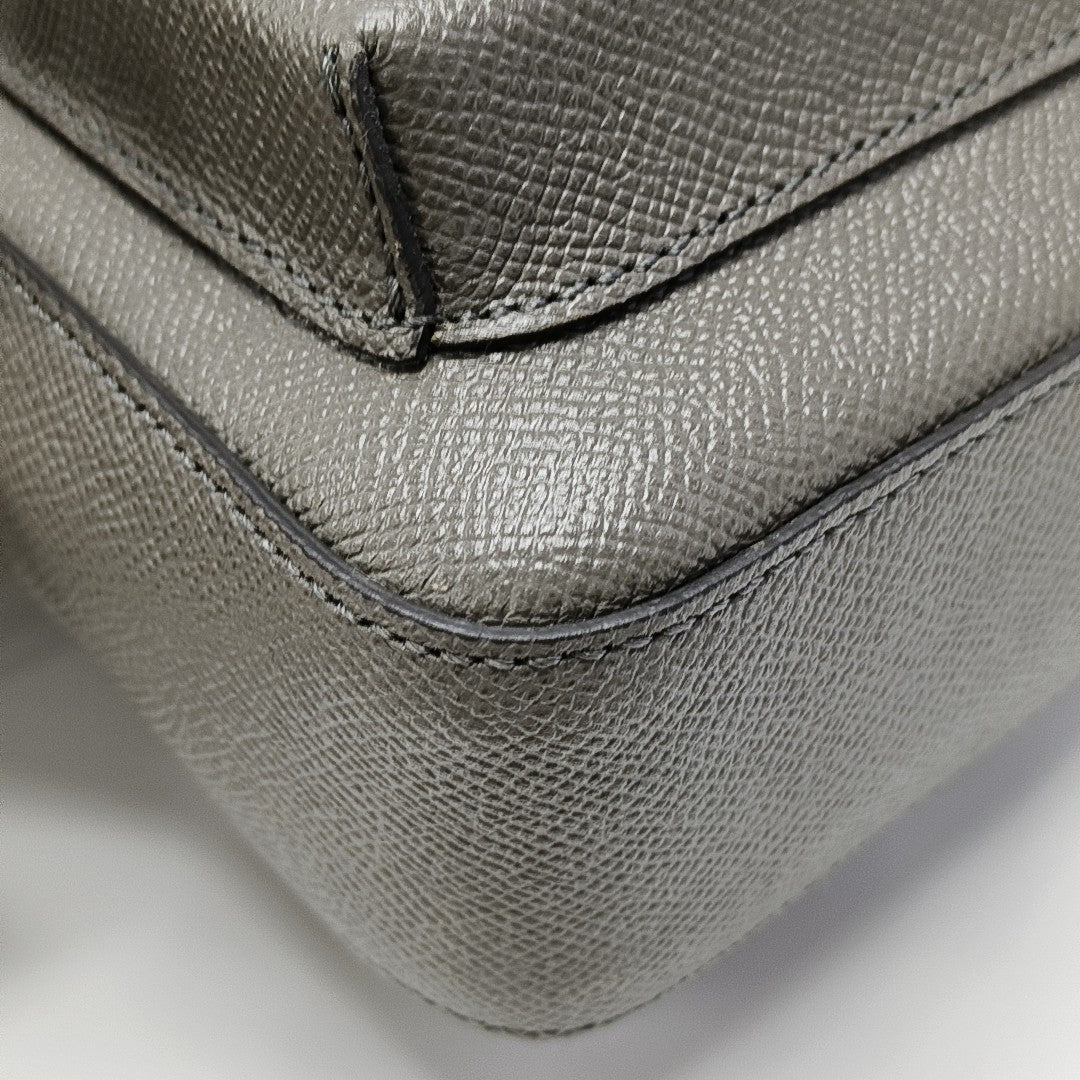 Calfskin Shoulder Bag Gray