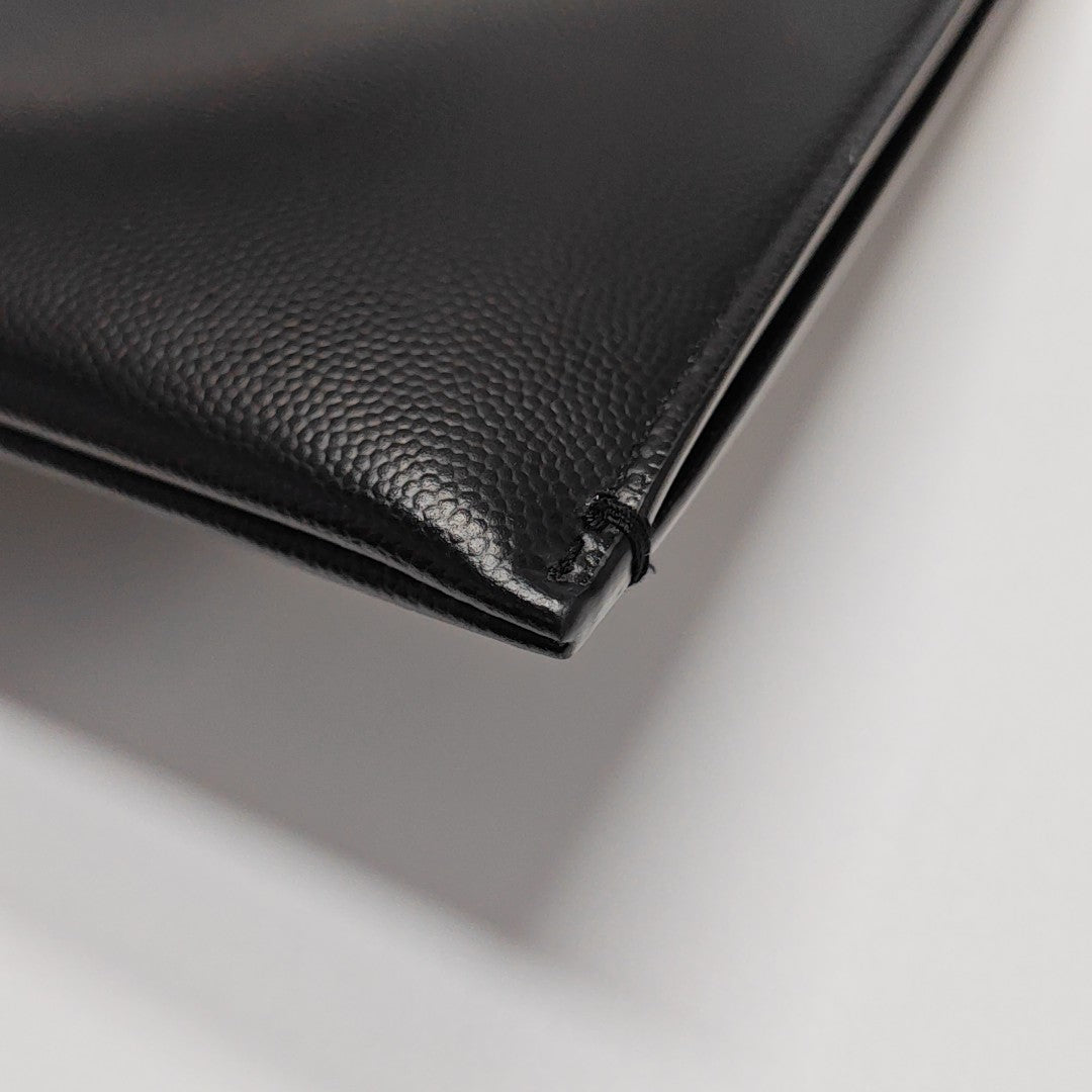 Calfskin Clutch Black