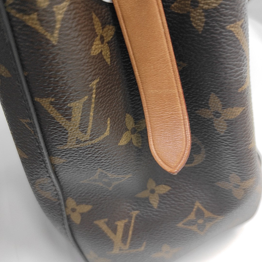 MONTAIGNE Monogram Coated Canvas Brown