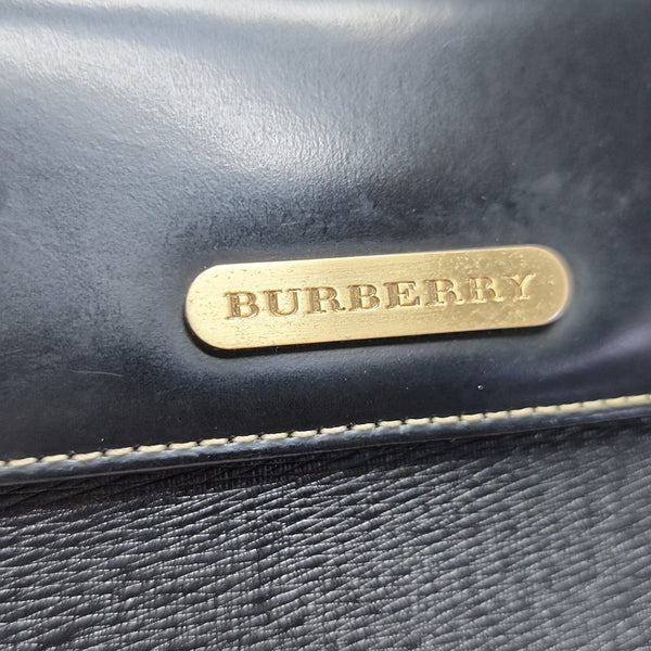Calfskin Top Handle Bag Black