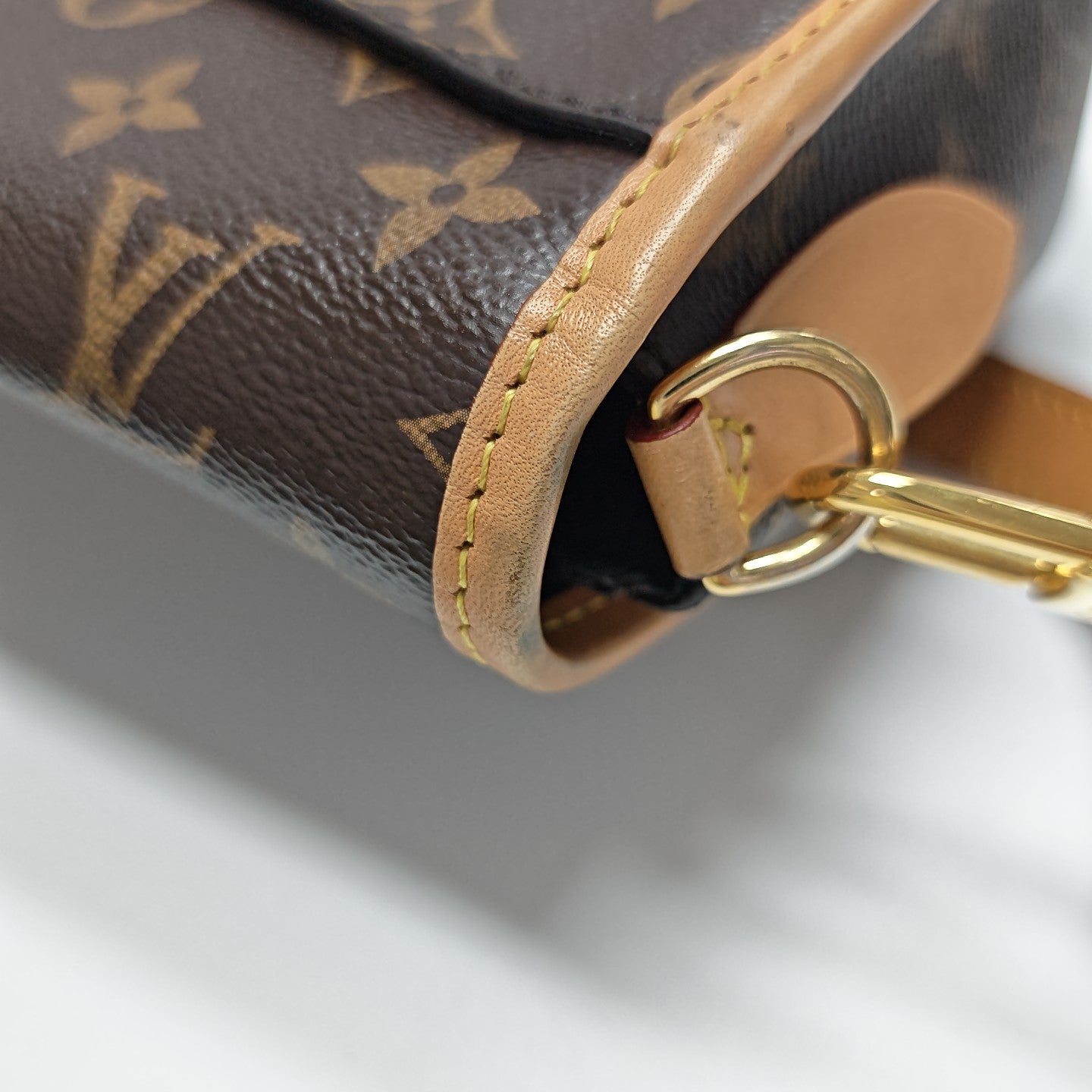 DIANE Monogram Coated Canvas Brown