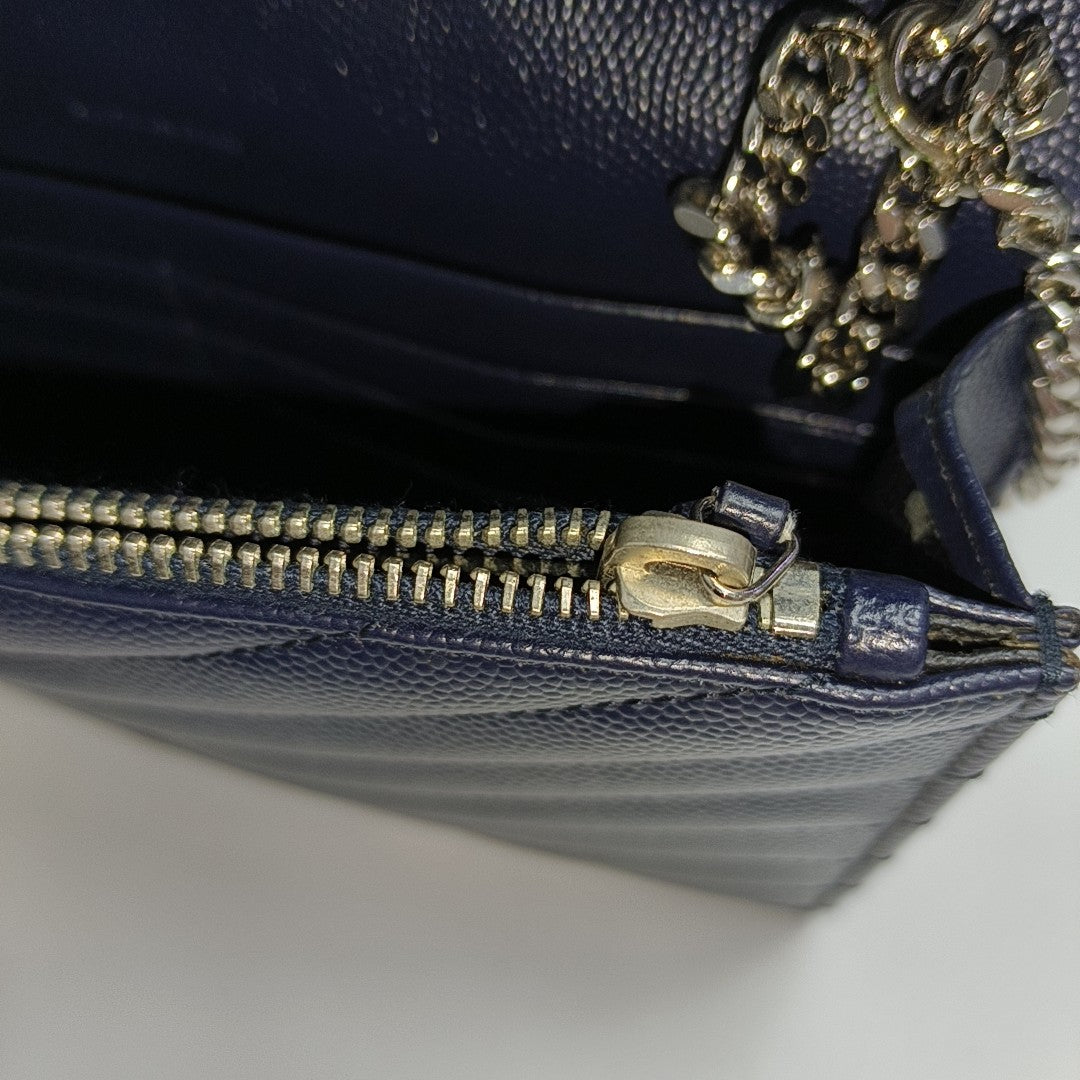 MONOGRAM WOC Quilted Calfskin Blue