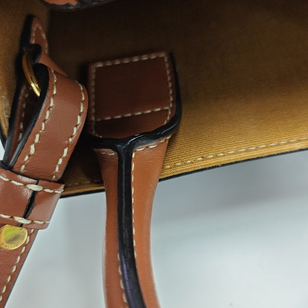 CABAS CELINE Mini Coated Canvas Brown