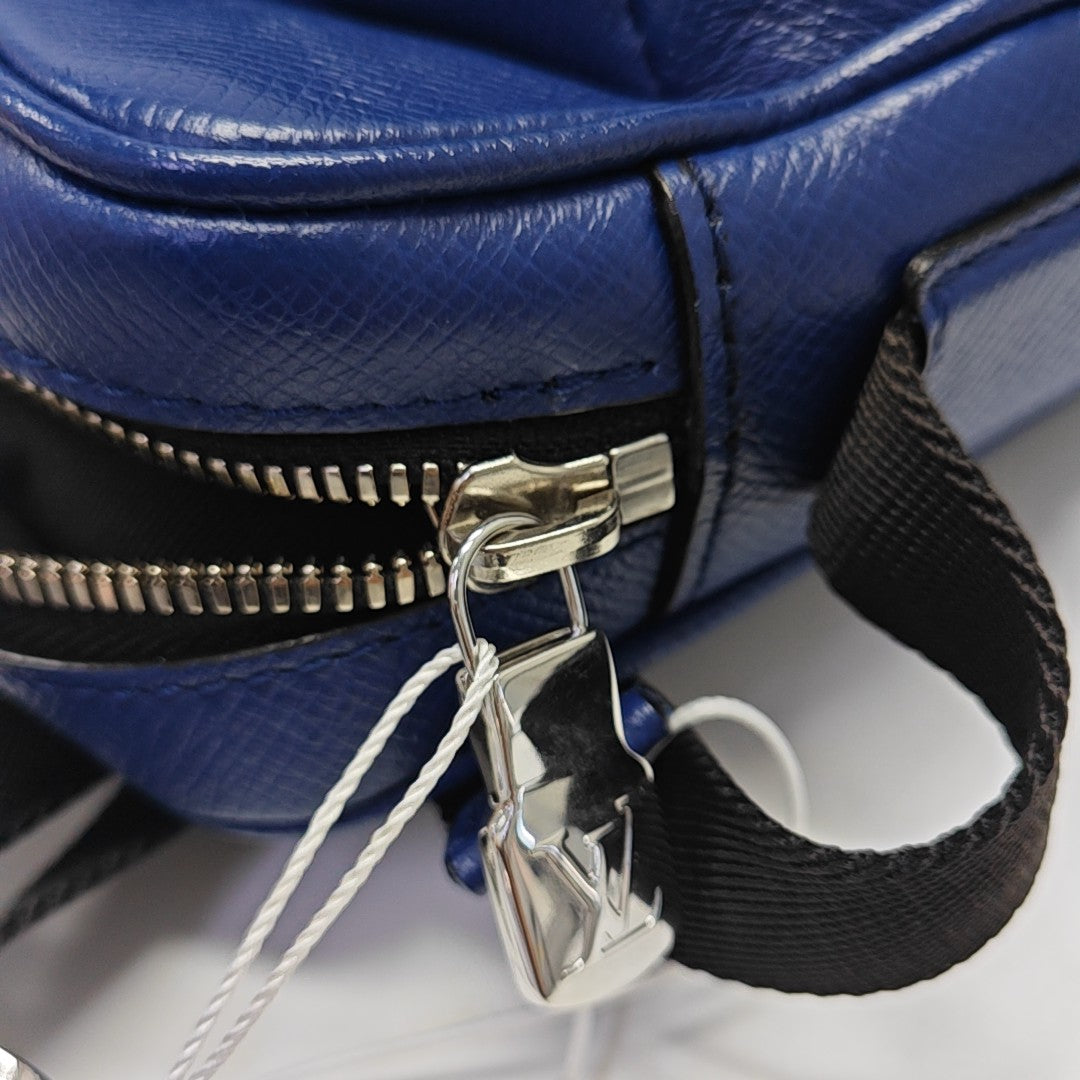 OUTDOOR PM Monogram Coated Canvas Blue