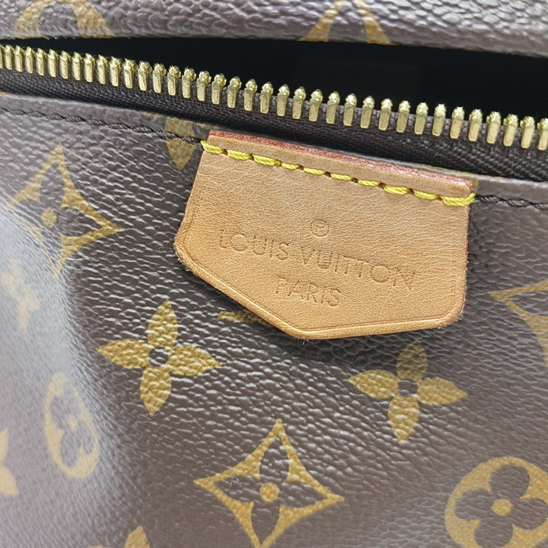 BUMBAG Monogram Coated Canvas Brown