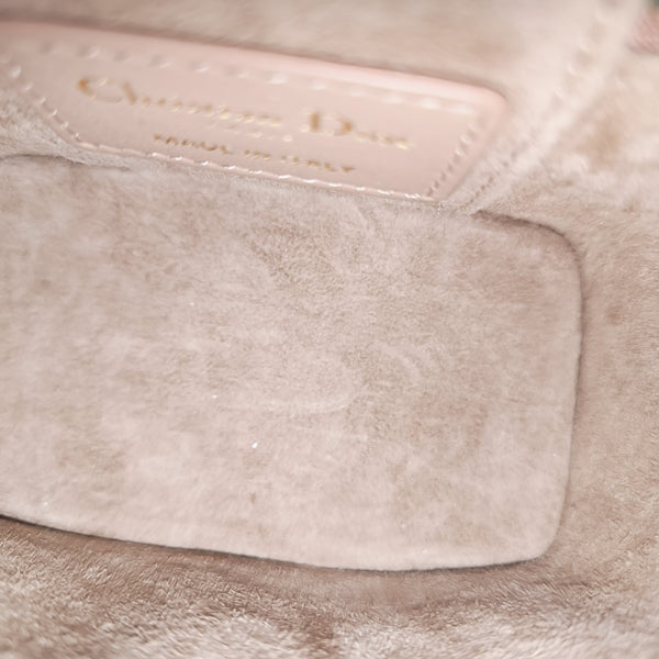 Lady Dior Super Mini Cannage Calfskin Pink