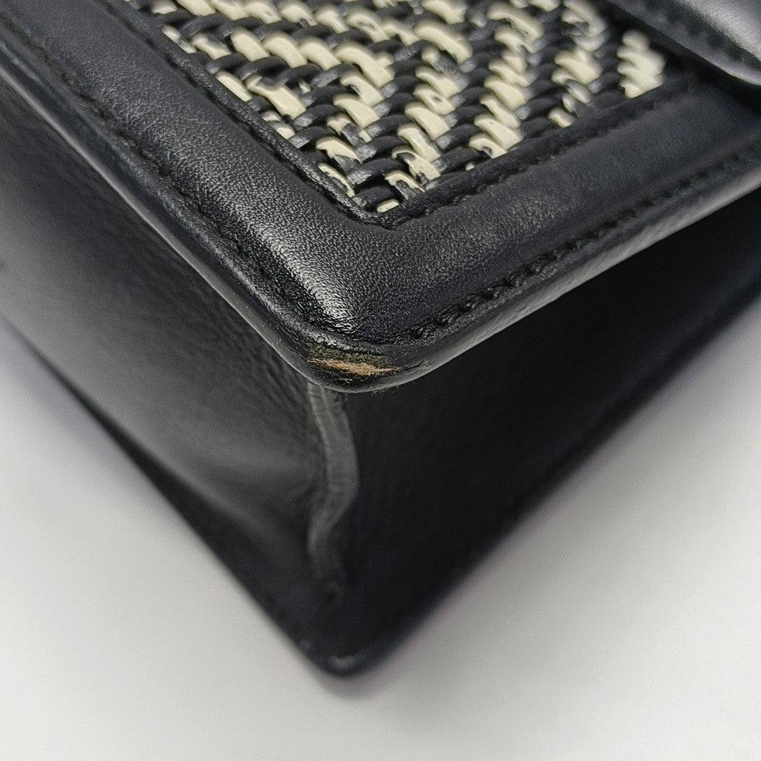 Calfskin Shoulder Bag Black