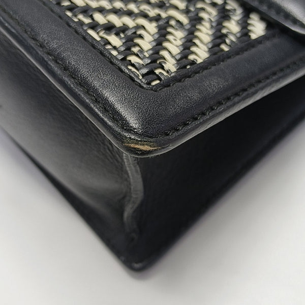Calfskin Shoulder Bag Black