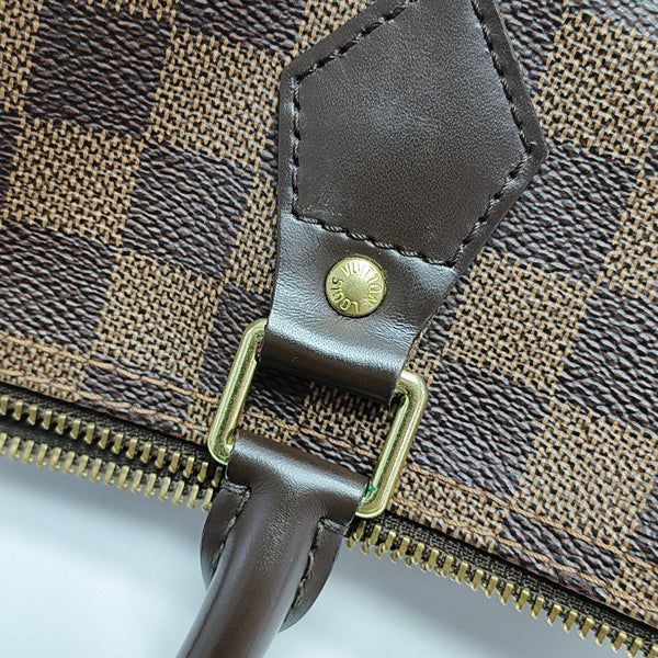 SPEEDY 35 Damier Ebene Coated Canvas Brown