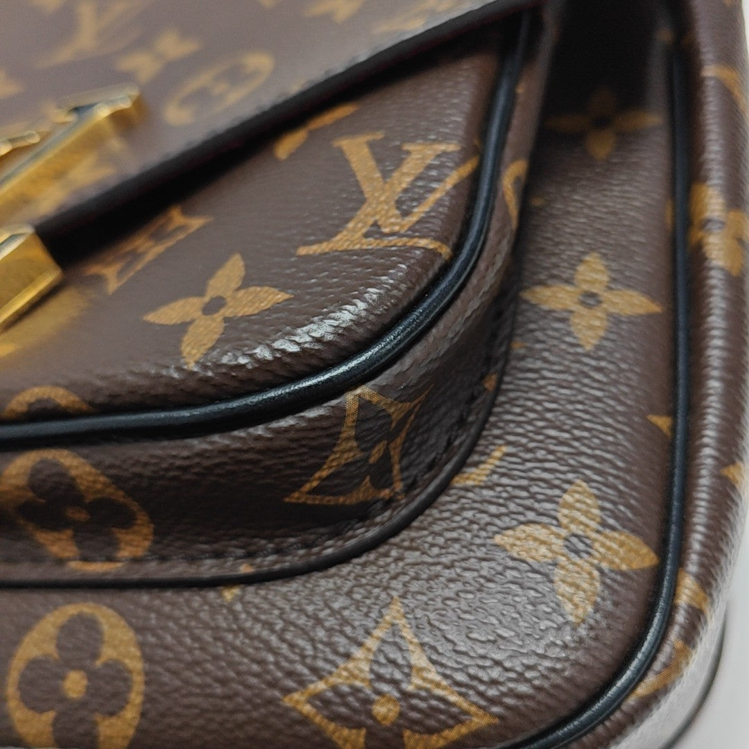 PASSY Monogram Coated Canvas Brown