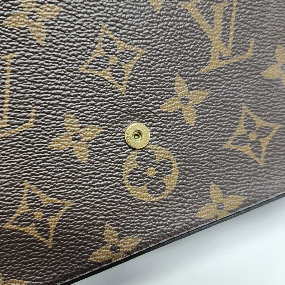 FÉLICIE Monogram Coated Canvas Brown