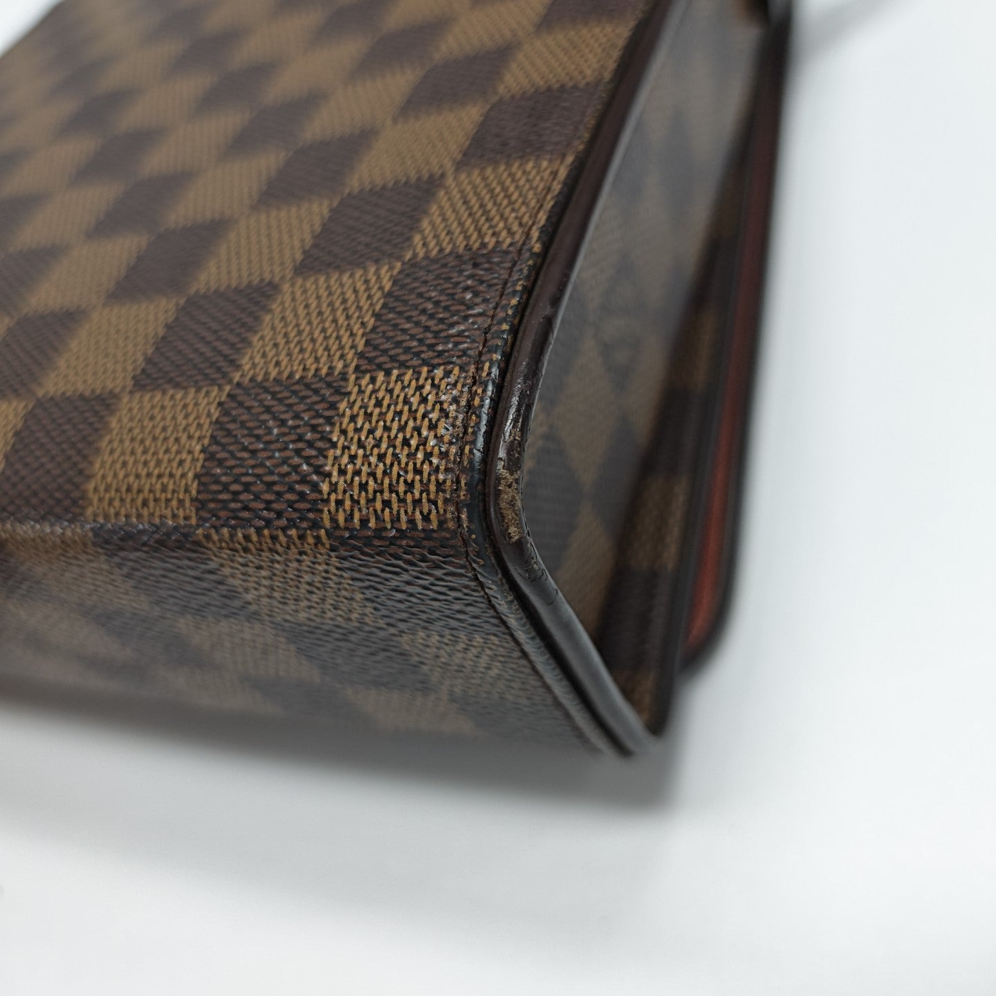 TRIBECA Damier Ebene Coated Canvas Brown