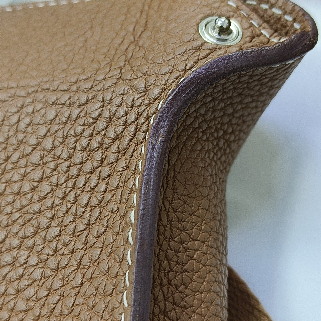 VIDEPOCHES Calfskin Brown