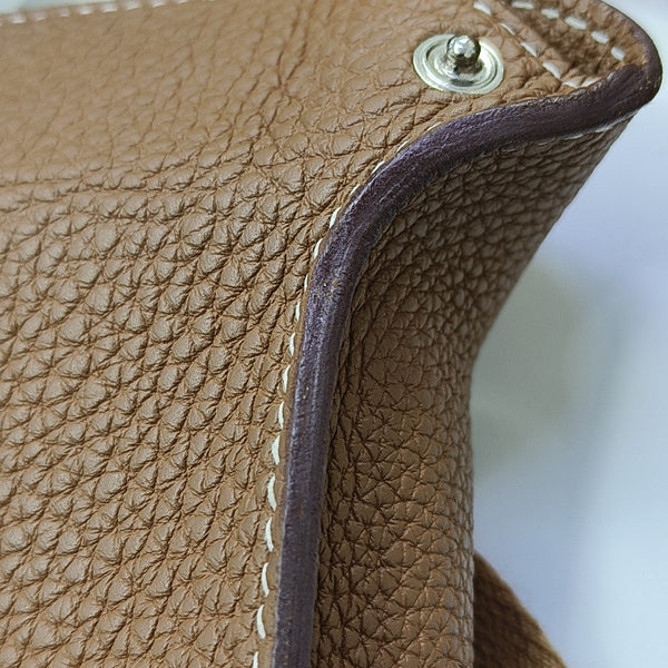 VIDEPOCHES Calfskin Brown