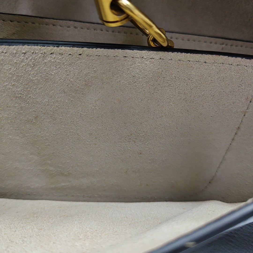 Faye Small Calfskin Black