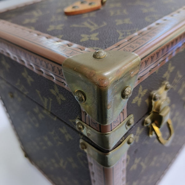 COFFRET TRÉSOR Monogram Coated Canvas Brown