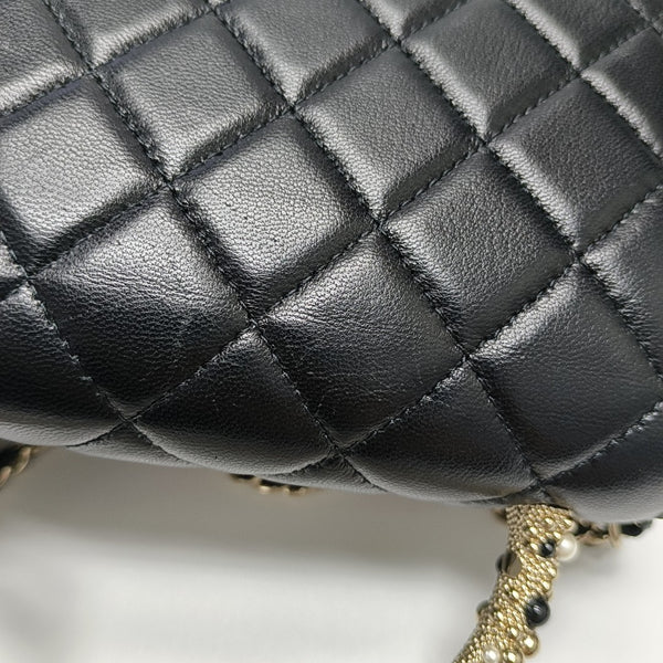 Quilted Lambskin Black