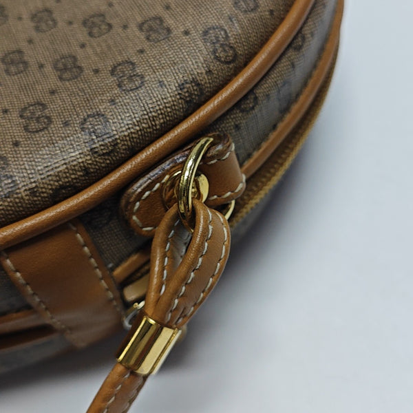 Monogram Coated Canvas Shoulder Bag Brown