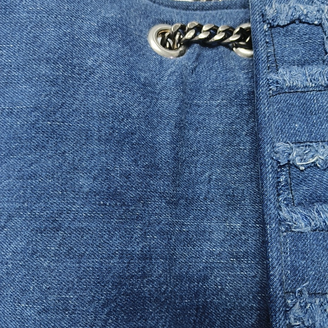 Denim Shoulder Bag Blue