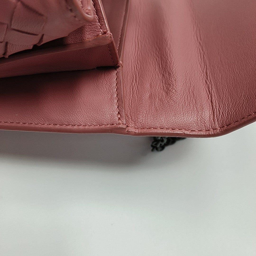 Patent Leather Shoulder Bag Beige