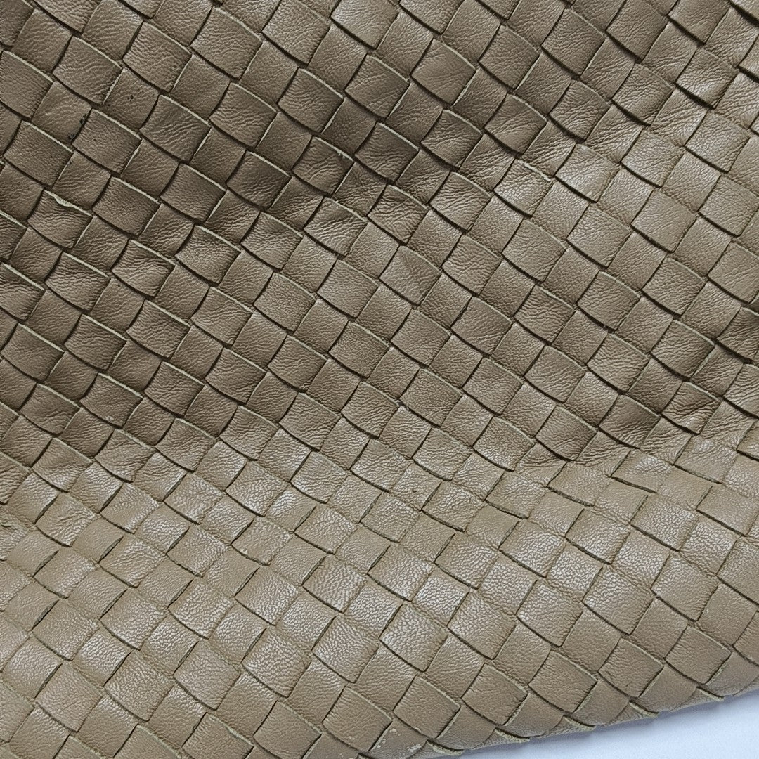Lambskin Top Handle Bag Beige