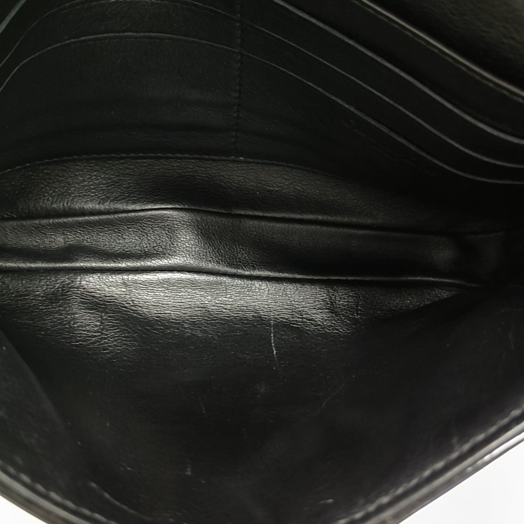 Miss Dior Cannage Patent Leather Black