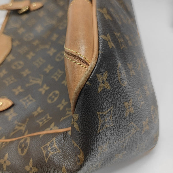 ESTRELA GM Monogram Coated Canvas Brown