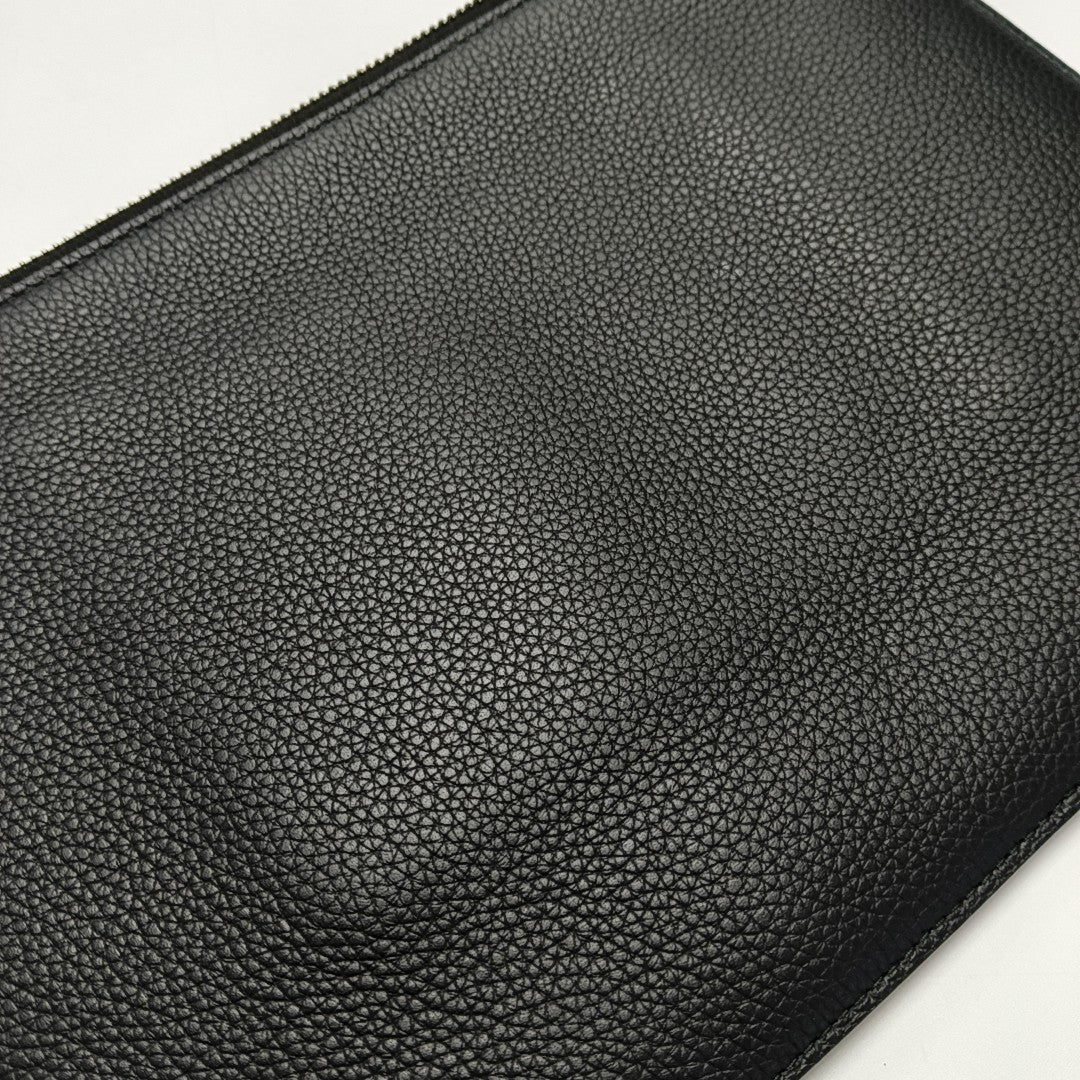 Calfskin Clutch Black