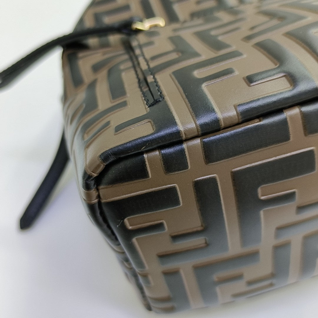 Calfskin Backpack Mini Brown