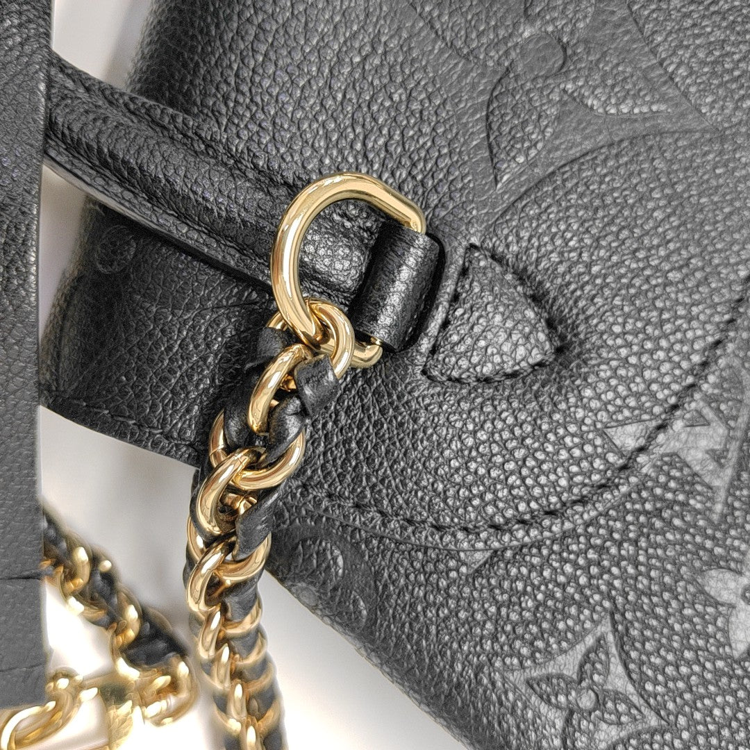 BACKUP Monogram Calfskin Black