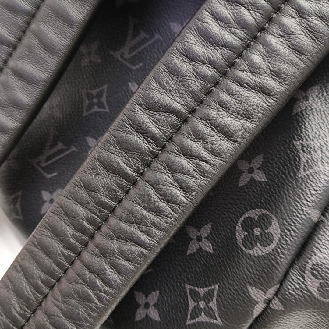 DISCOVERY PM Monogram Coated Canvas Black