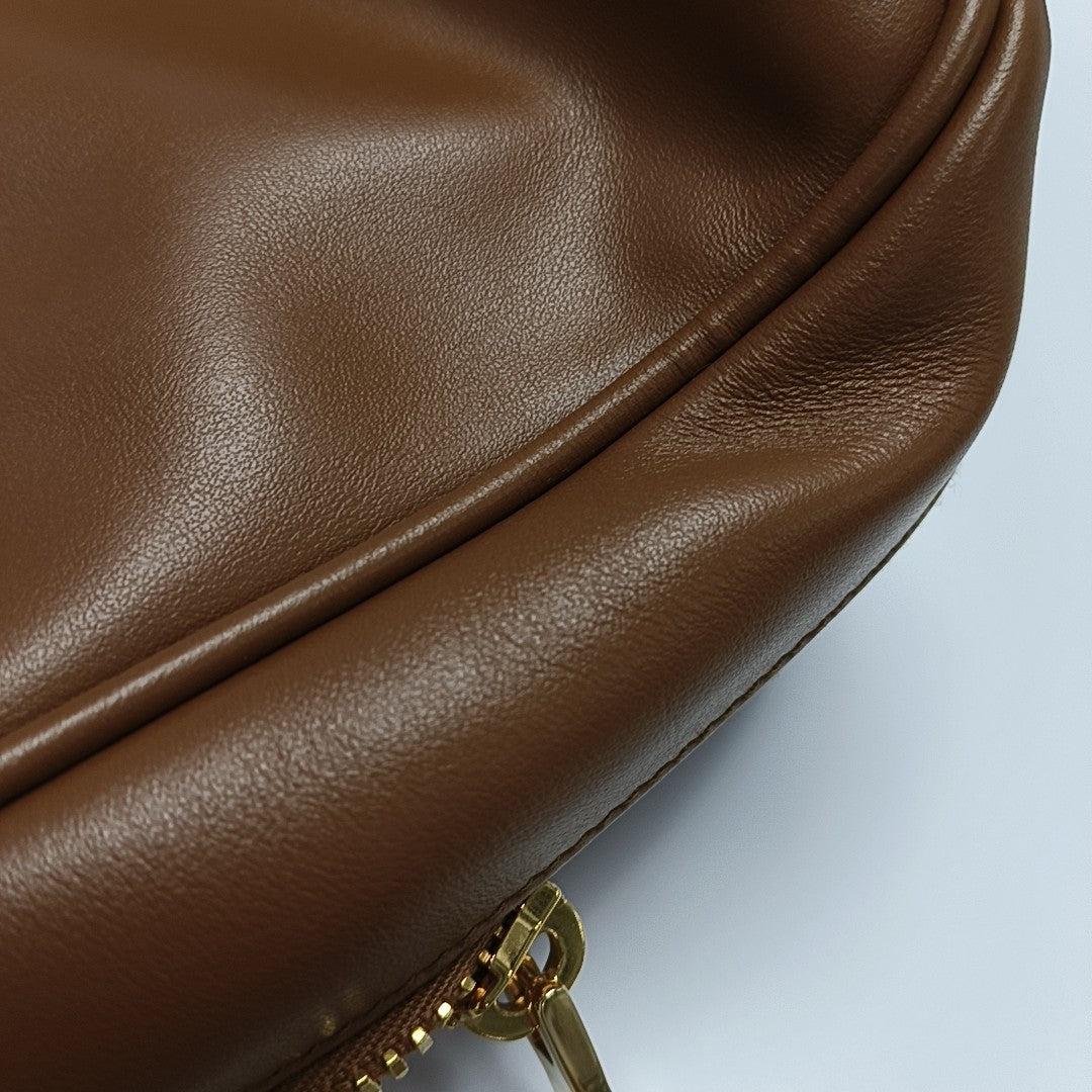 Beau Large Calfskin Brown