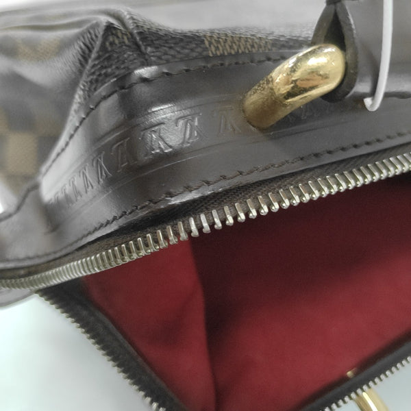 KNIGHTSBRIDGE Damier Ebene Coated Canvas Brown