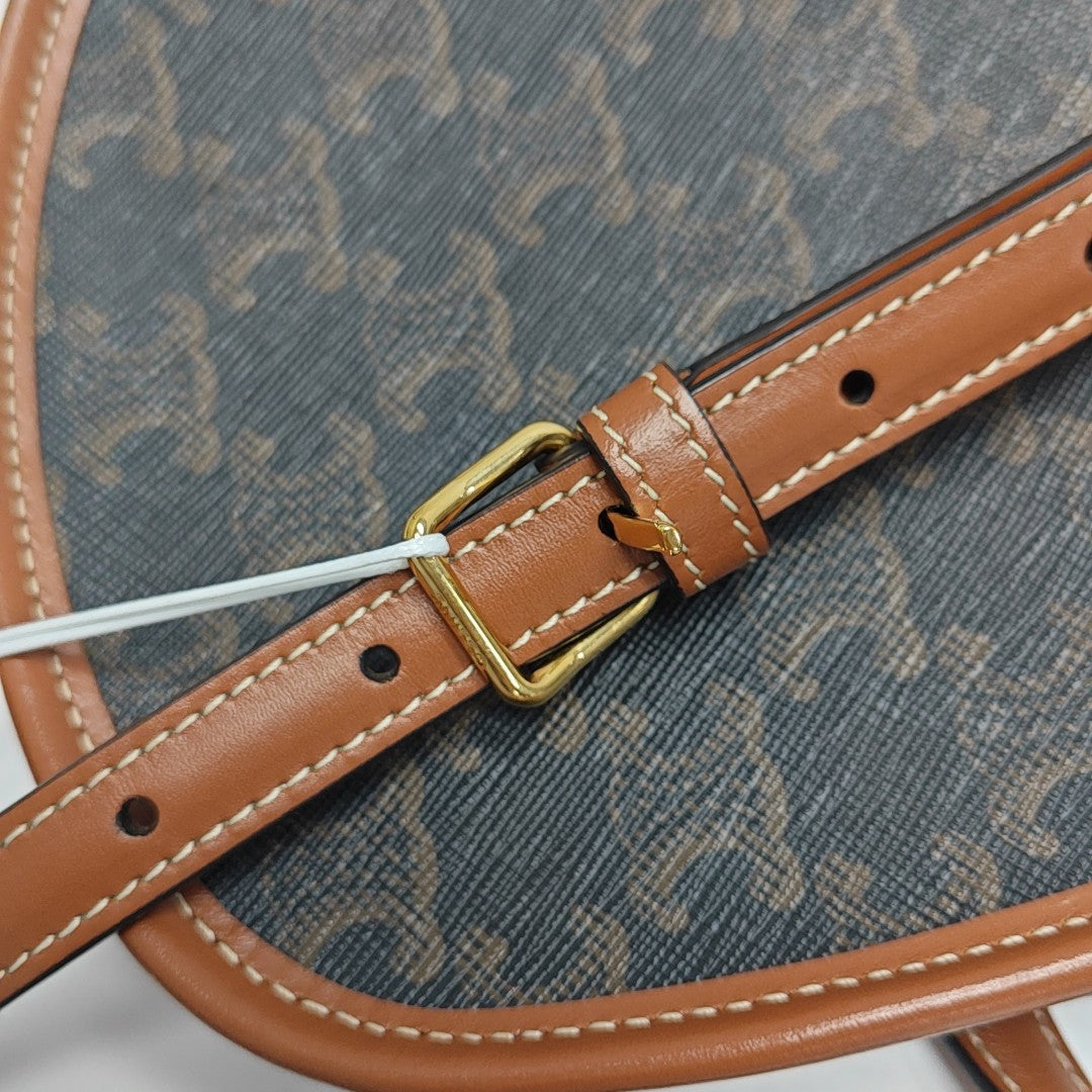 BESACE Mini Coated Canvas Brown