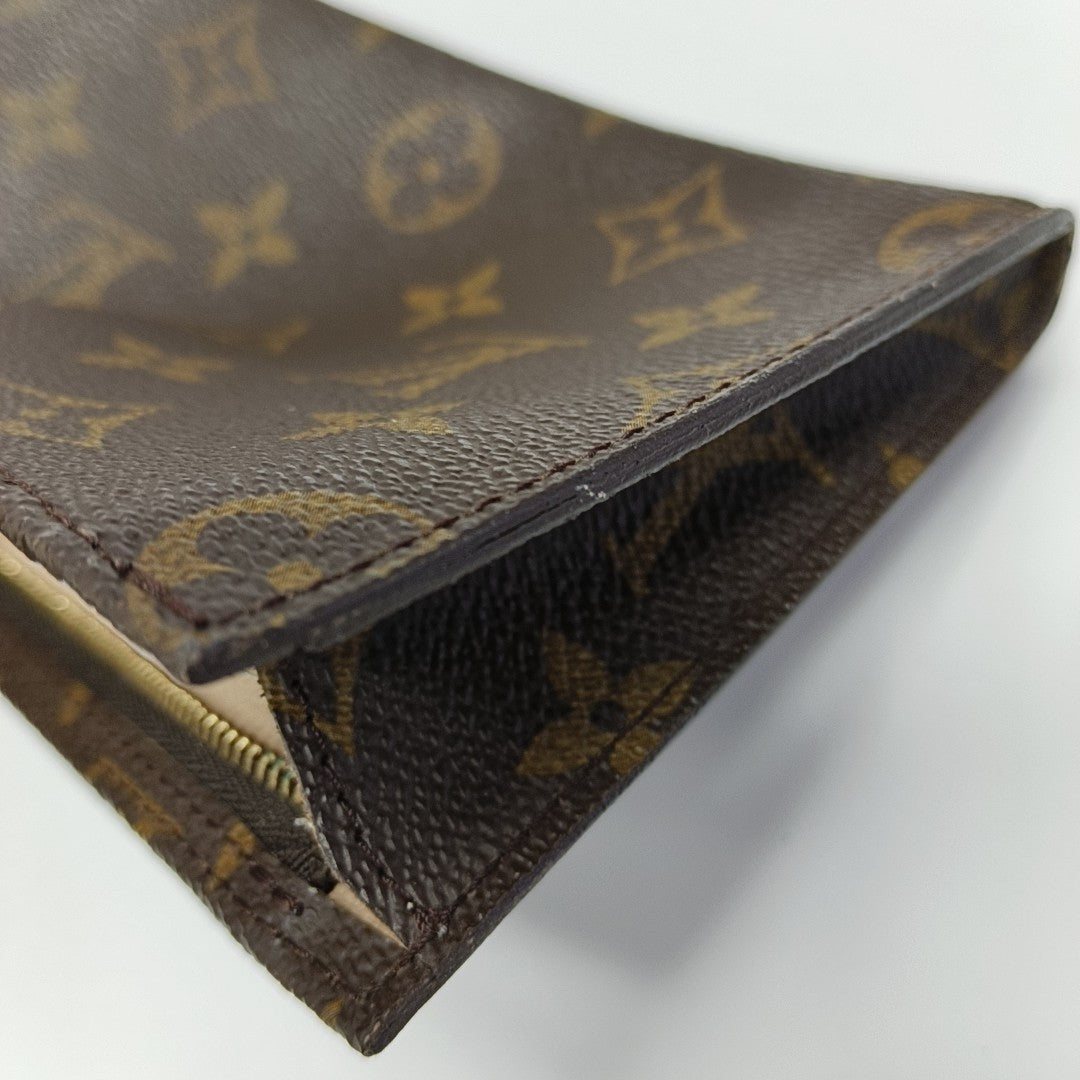 BUCKET Monogram Coated Canvas Brown