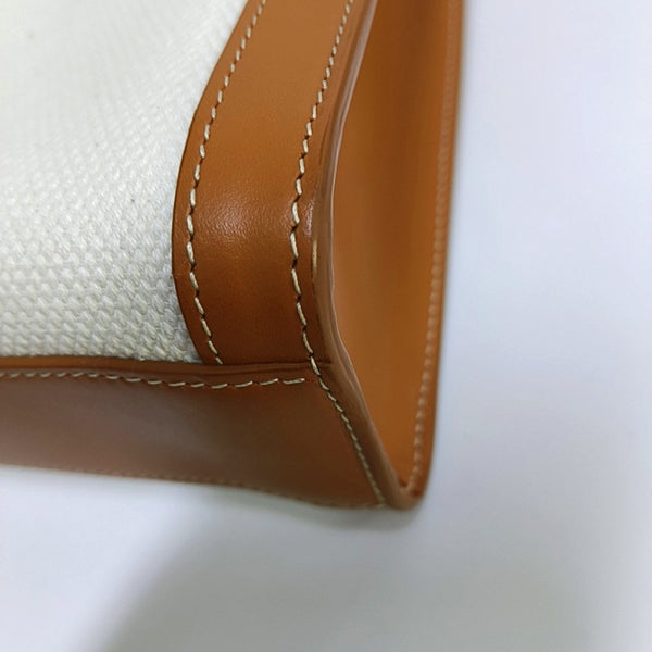 Authenticated pre-owned  CABAS CELINE Small Canvas White - Shoulder Bag at Looply