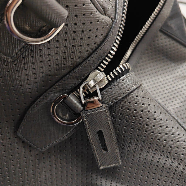 Calfskin Shoulder Bag Gray
